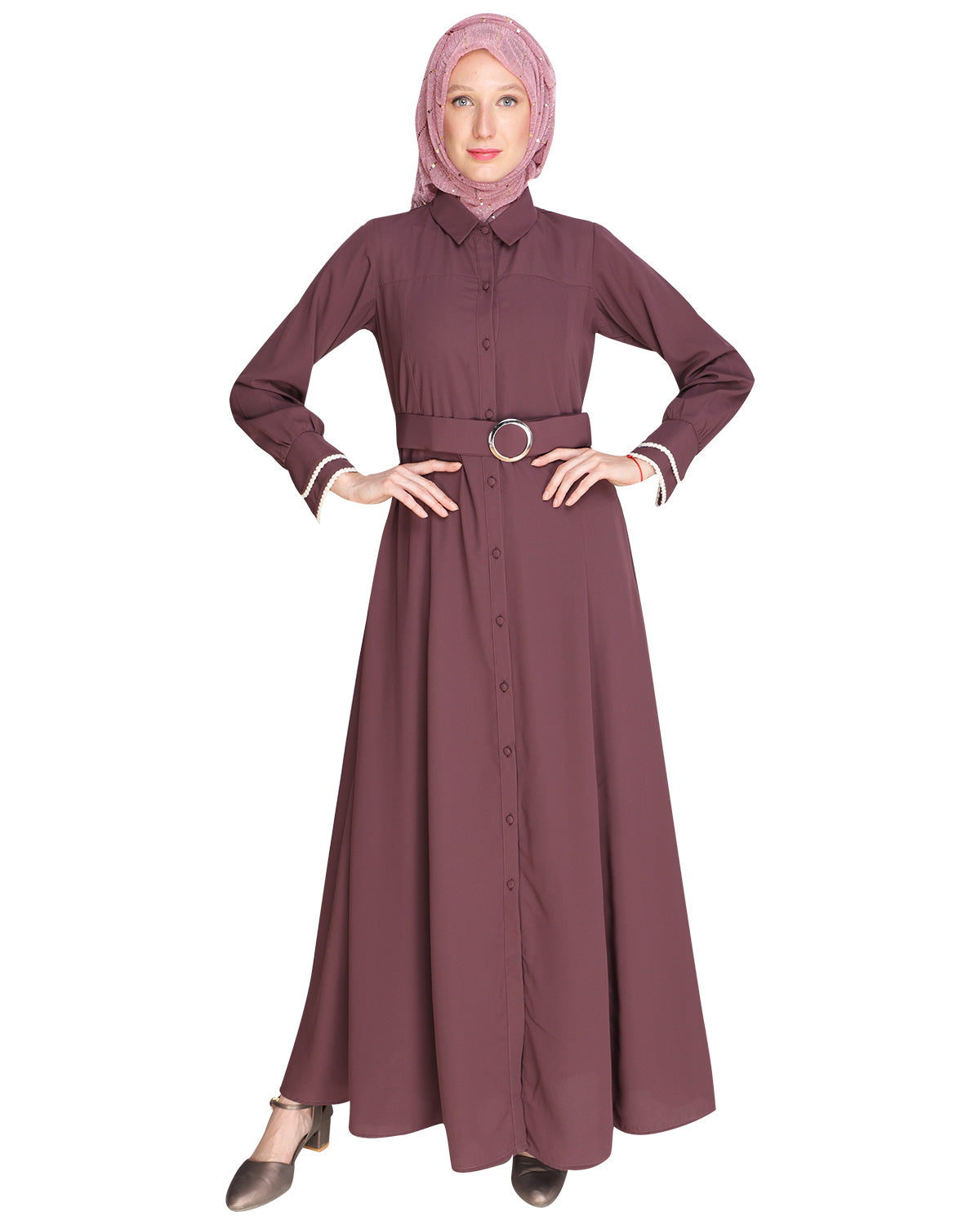 Shirt Style Maxi Dress