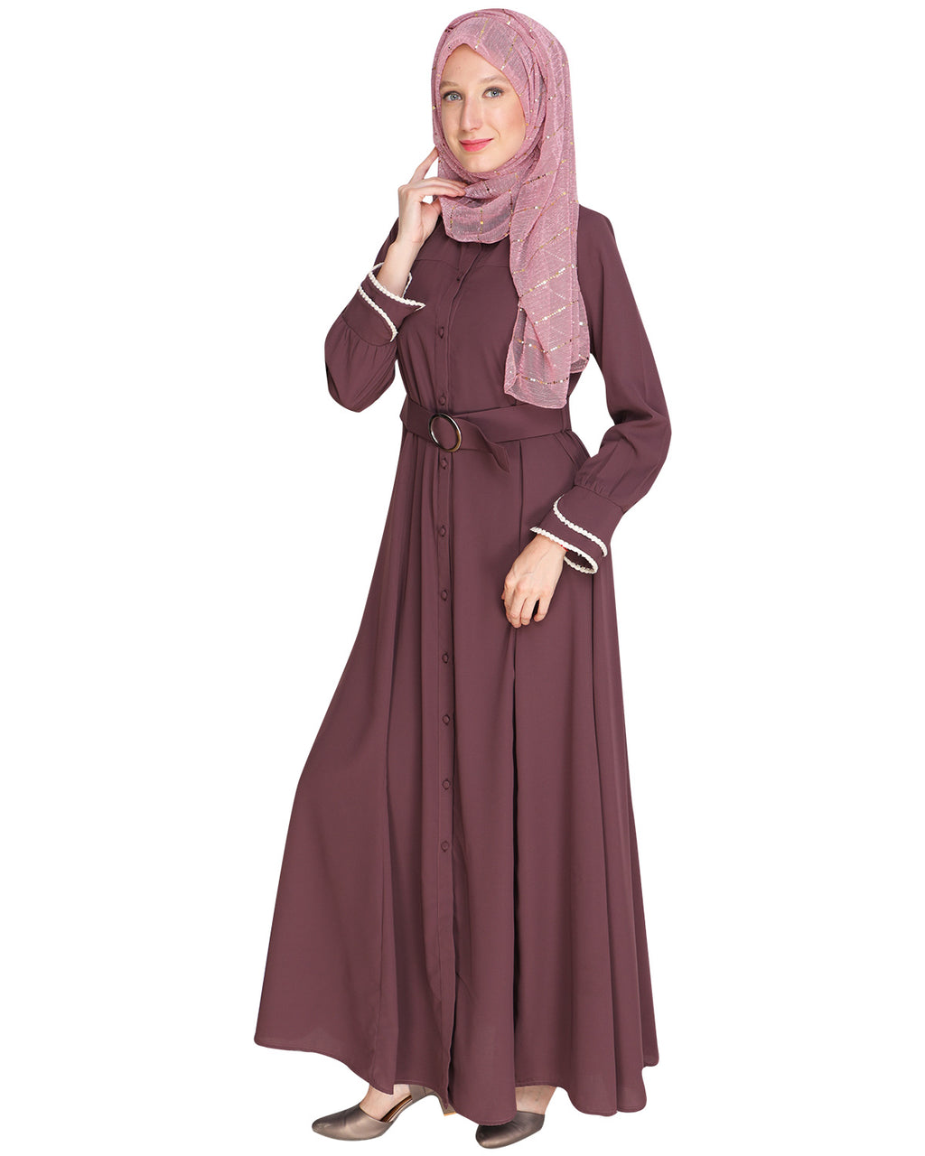 Shirt Style Maxi Dress