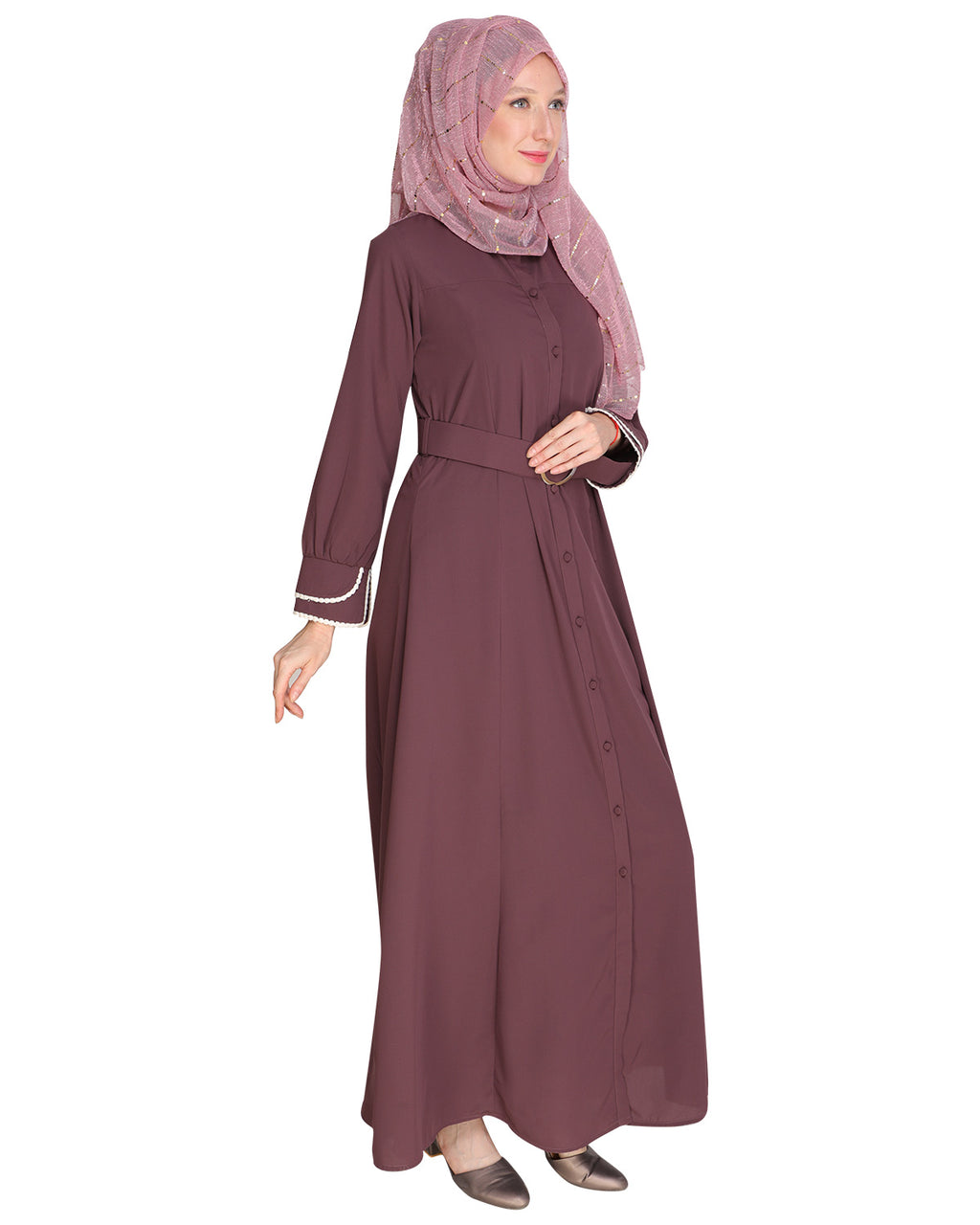 Shirt Style Maxi Dress
