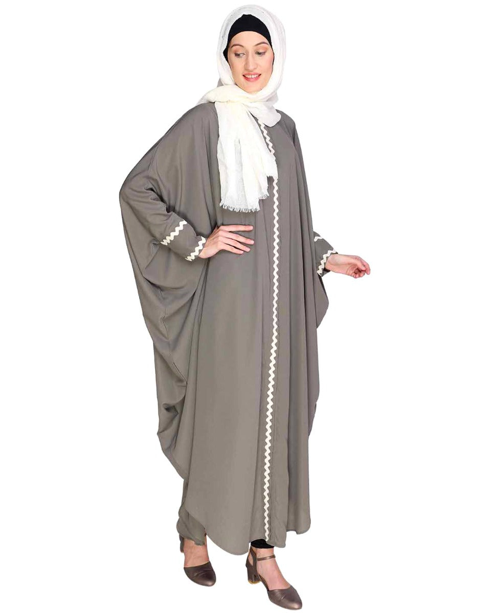 Lace Trim Kaftan