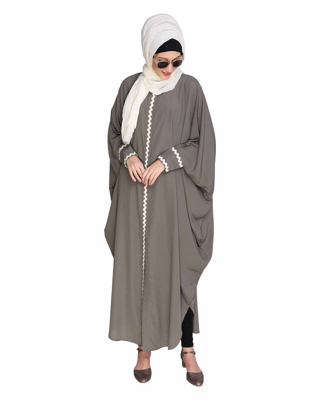 Lace Trim Kaftan