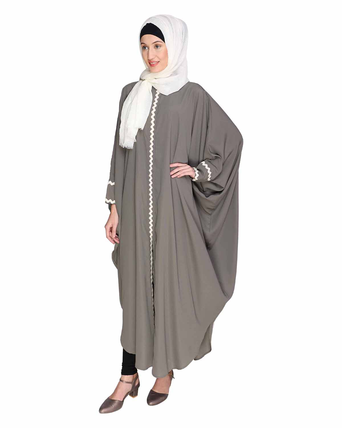 Lace Trim Kaftan