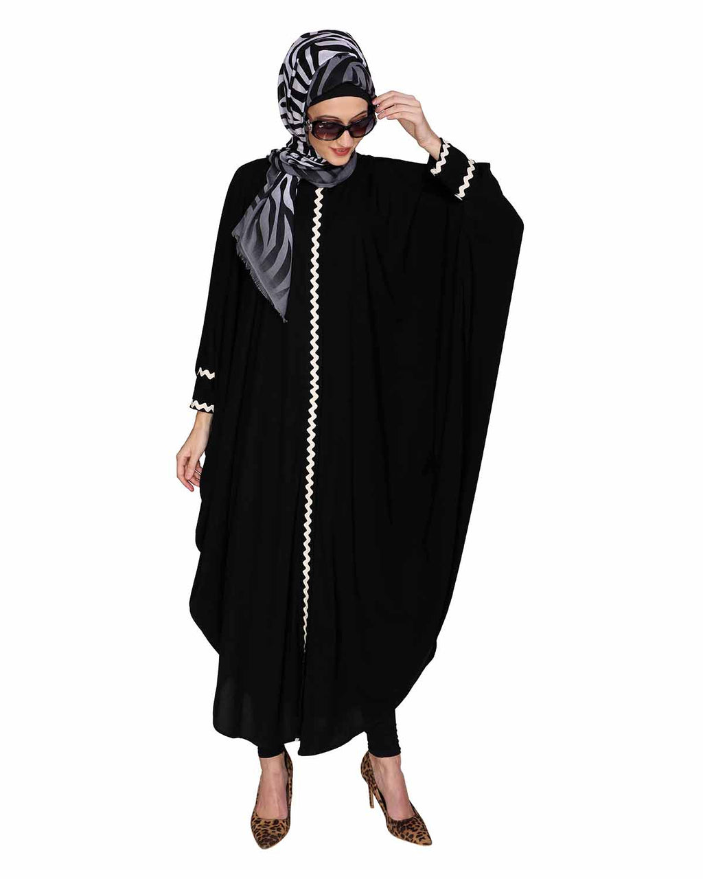 Lace Trim Kaftan