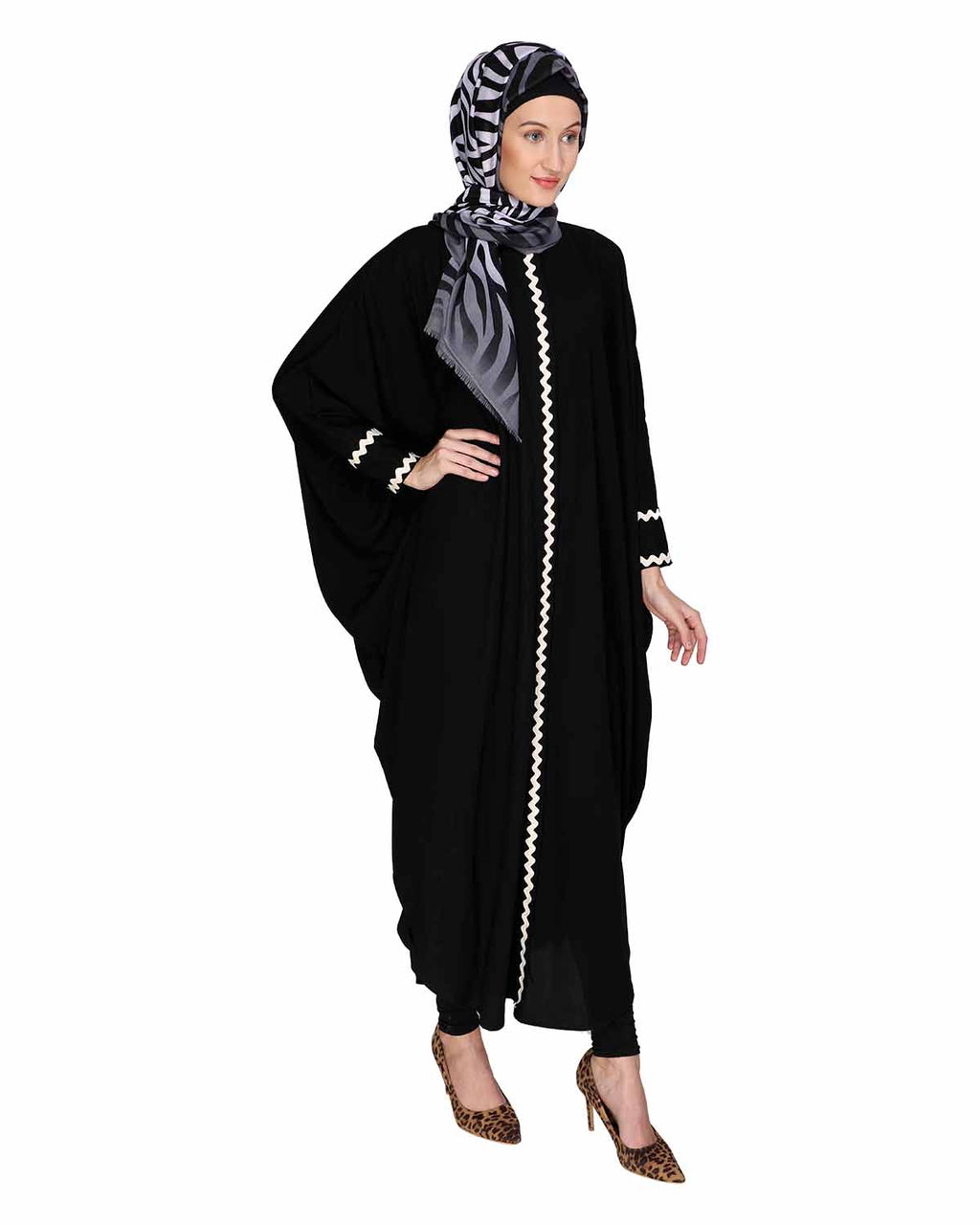 Lace Trim Kaftan