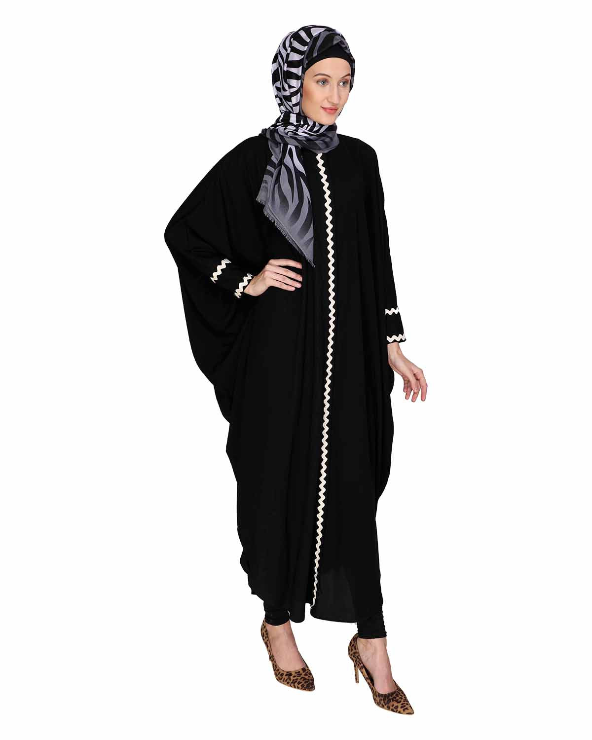 Lace Trim Kaftan