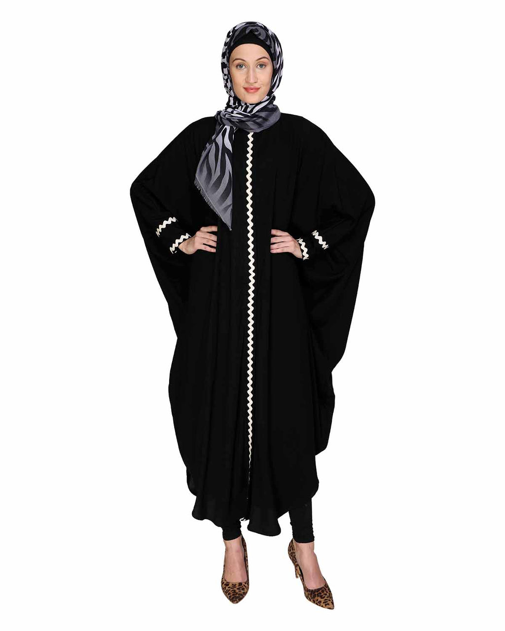 Lace Trim Kaftan