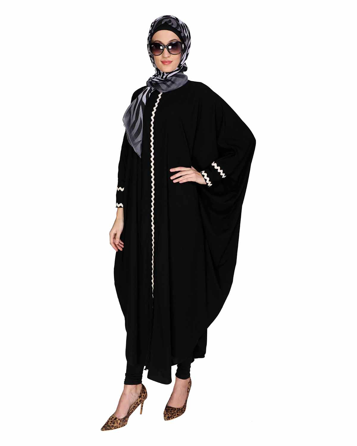 Lace Trim Kaftan