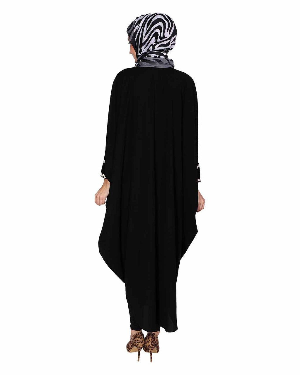 Lace Trim Kaftan