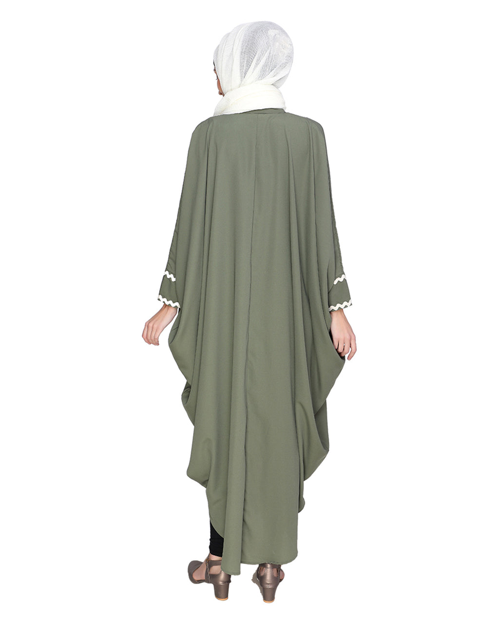 Lace Trim Kaftan