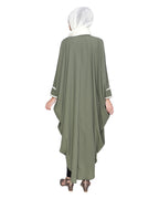 Lace Trim Kaftan