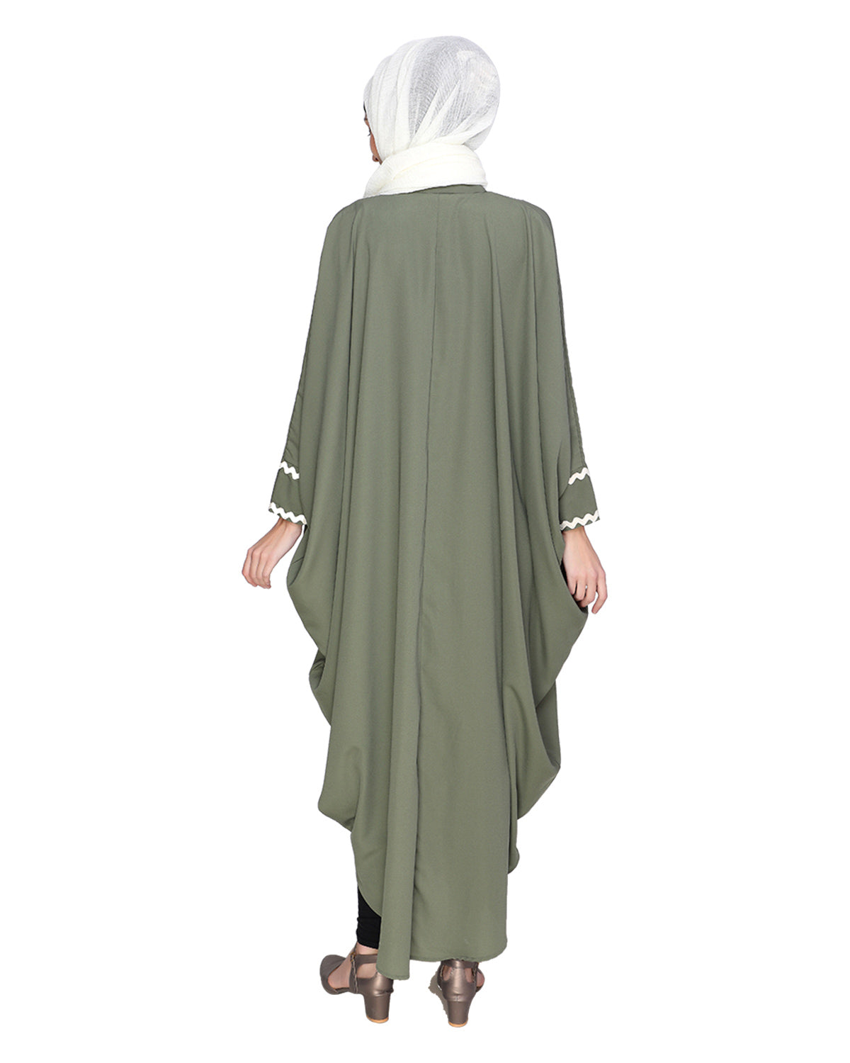 Lace Trim Kaftan