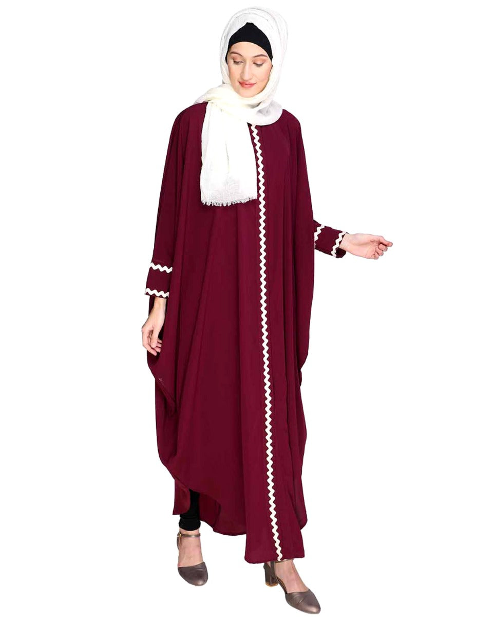 Lace Trim Kaftan