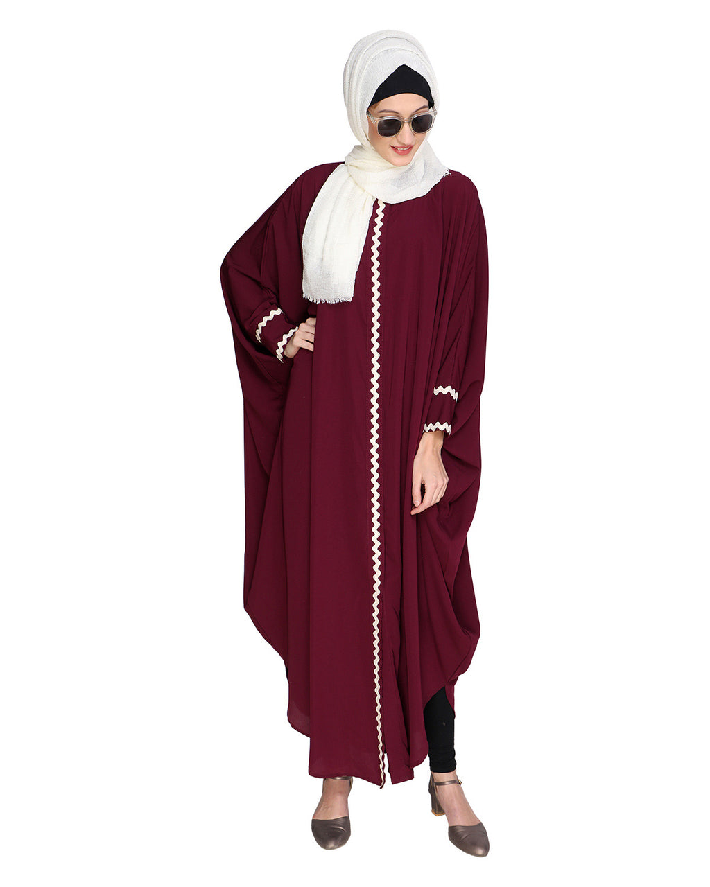 Lace Trim Kaftan