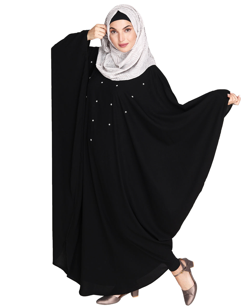 Jazzy Kaftan With Beaded Embroidery