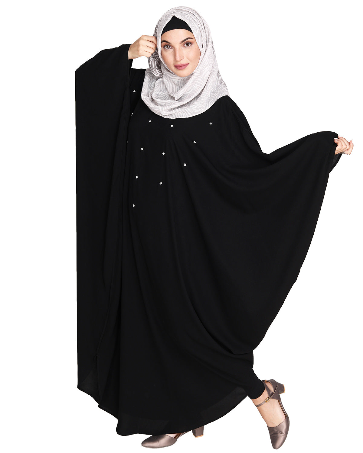 Jazzy Kaftan With Beaded Embroidery