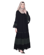 Bell Style Pleated Abaya
