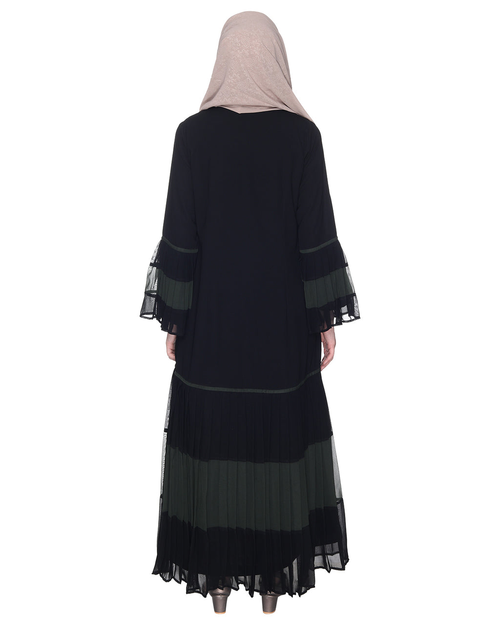 Bell Style Pleated Abaya