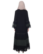 Bell Style Pleated Abaya