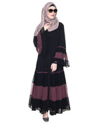 Bell Style Pleated Abaya