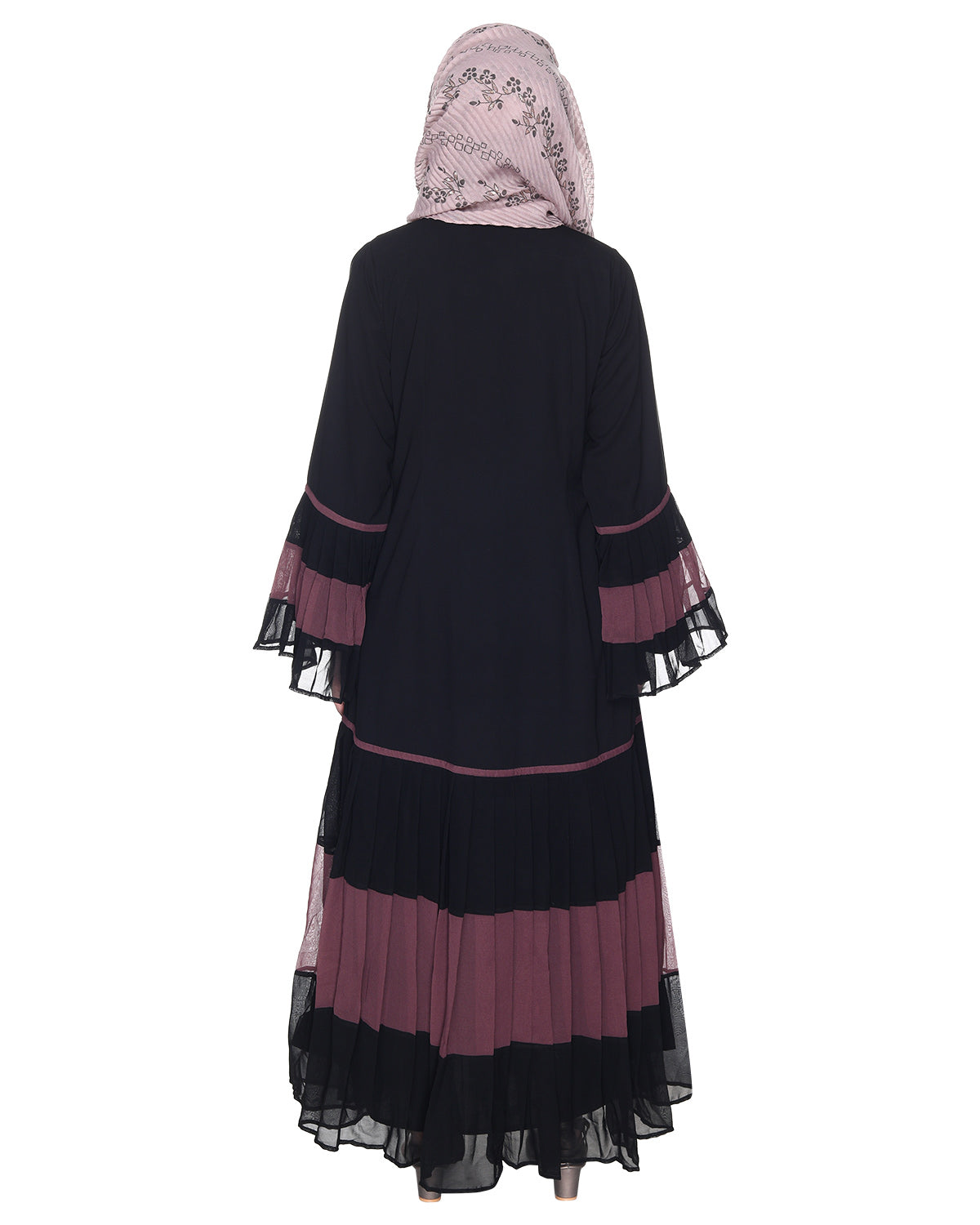 Bell Style Pleated Abaya