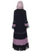 Bell Style Pleated Abaya