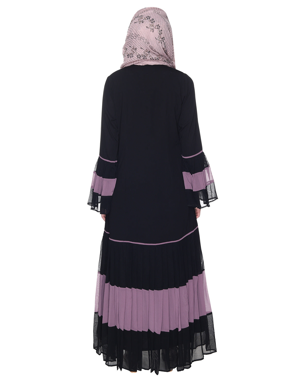 Bell Style Pleated Abaya