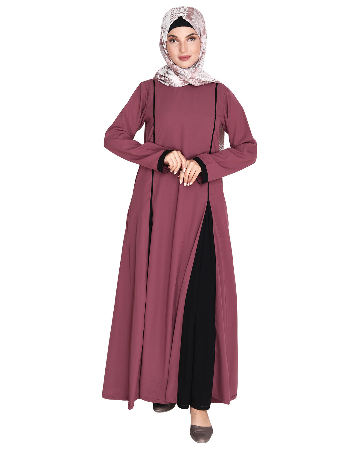 Inverted Pleat Frock Abaya
