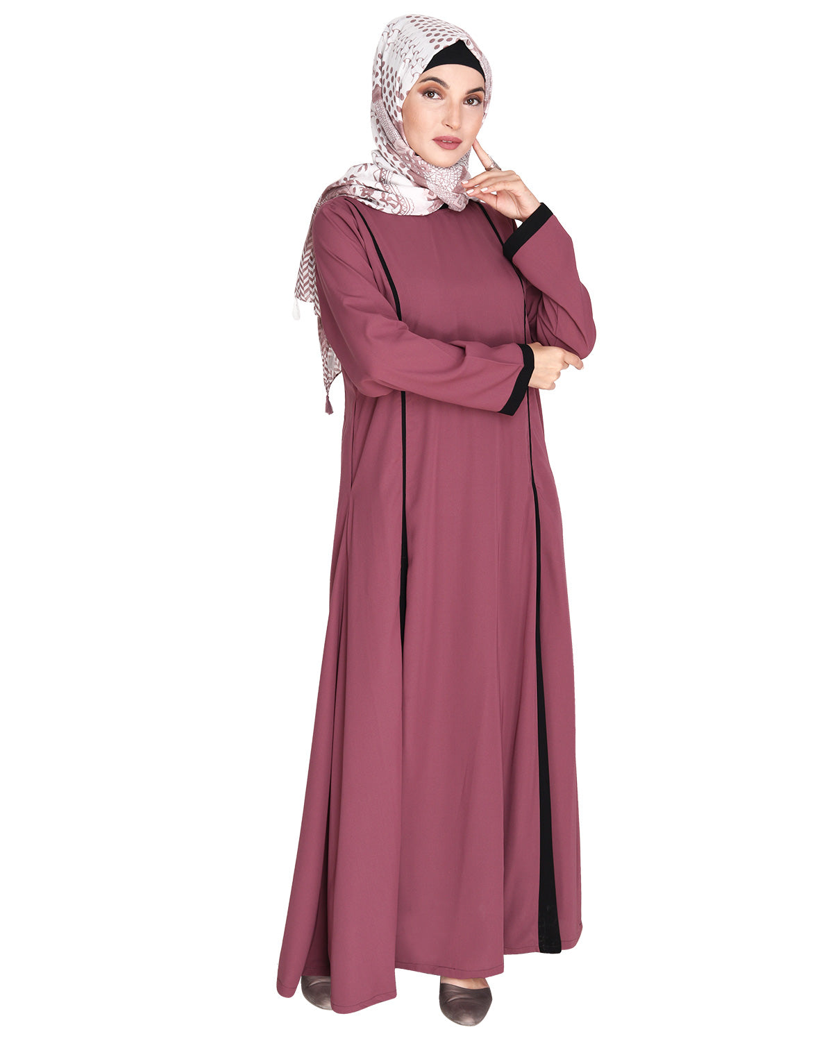 Inverted Pleat Frock Abaya