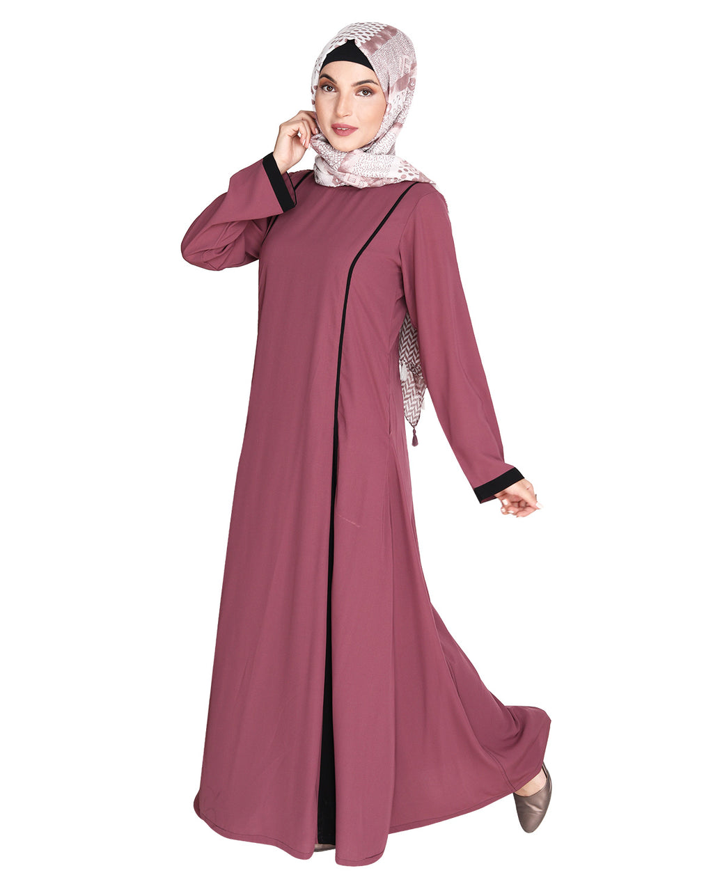 Inverted Pleat Frock Abaya