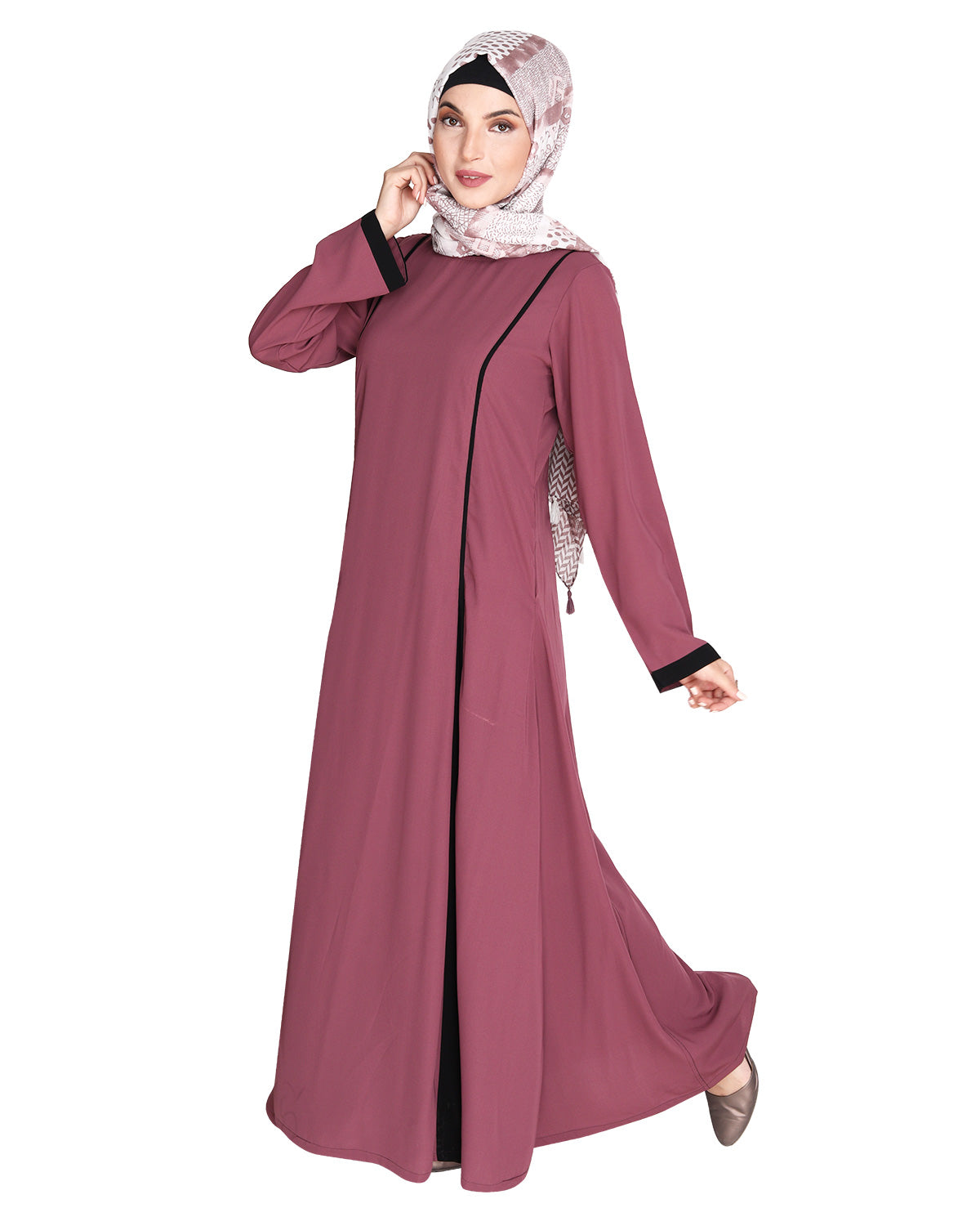 Inverted Pleat Frock Abaya