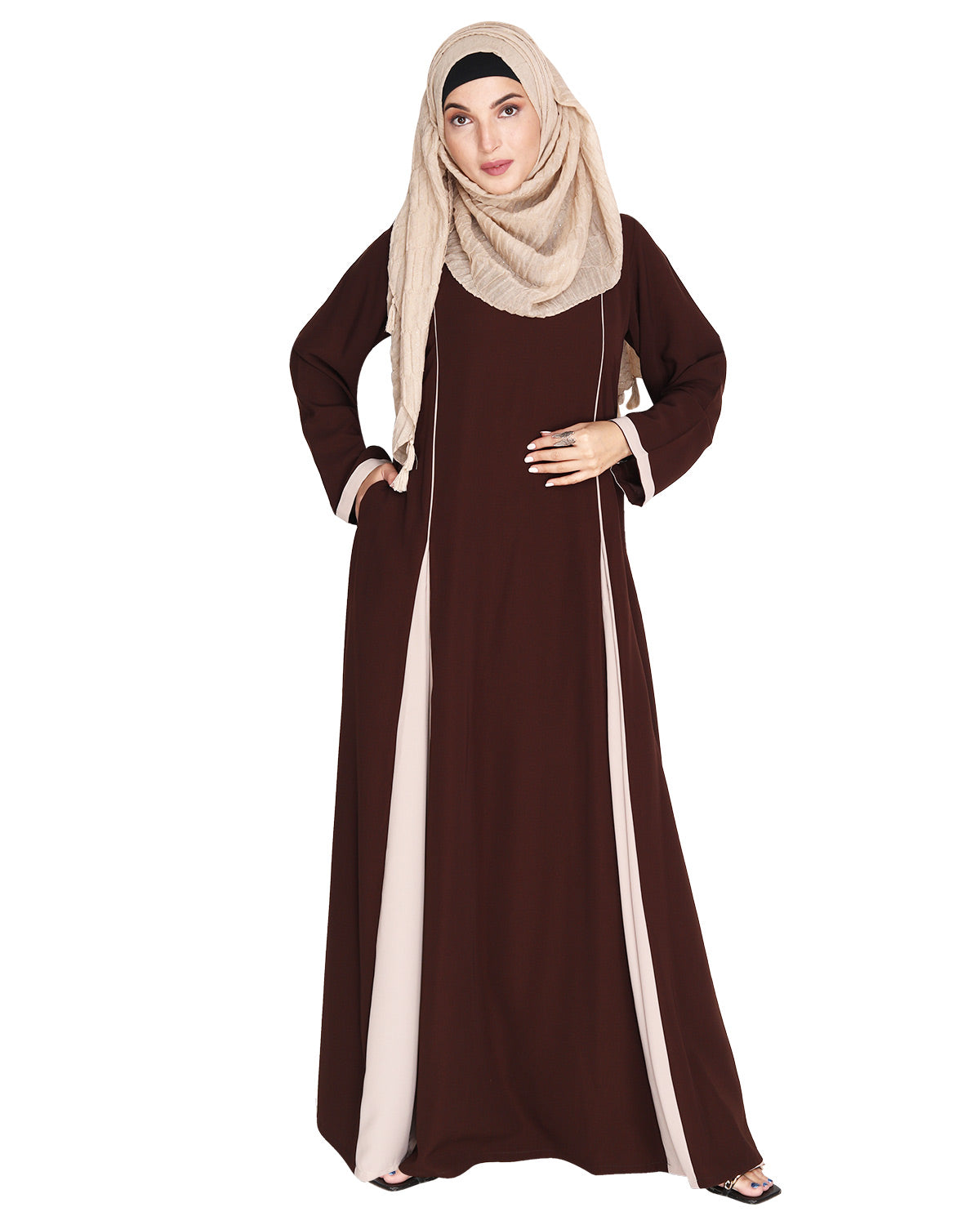 Inverted Pleat Frock Abaya