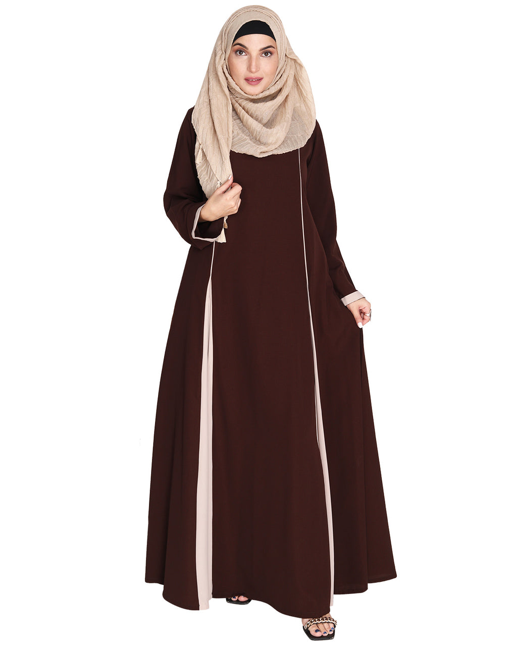 Inverted Pleat Frock Abaya