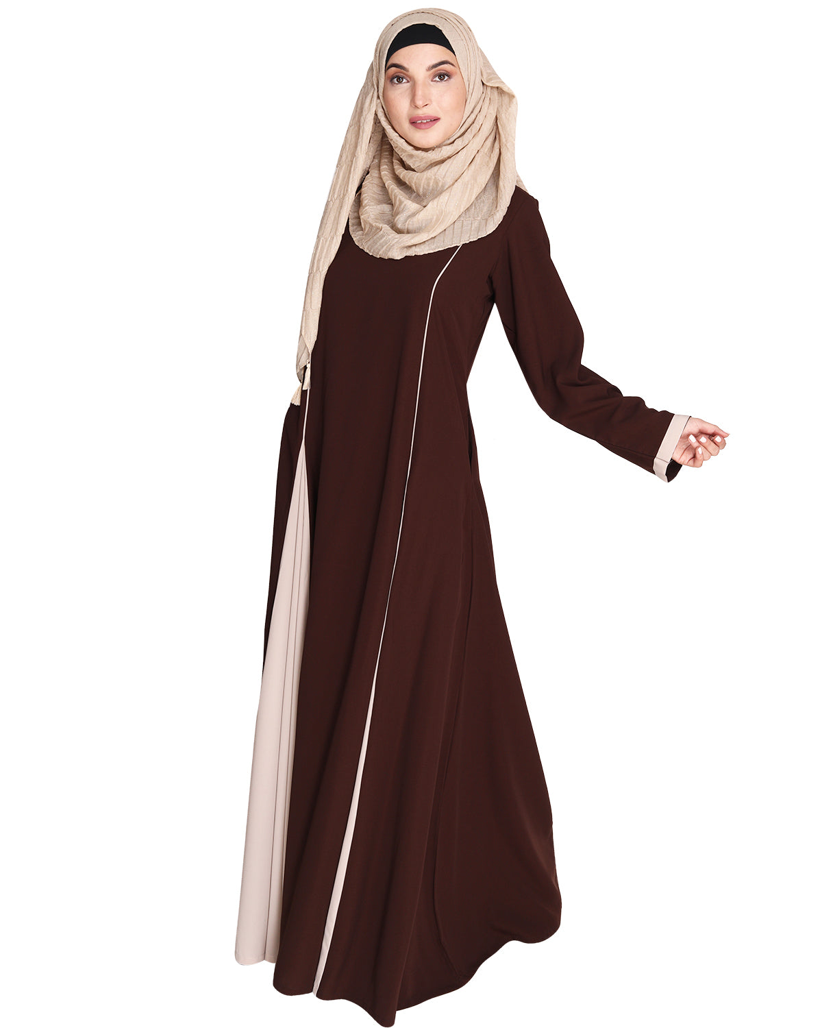 Inverted Pleat Frock Abaya