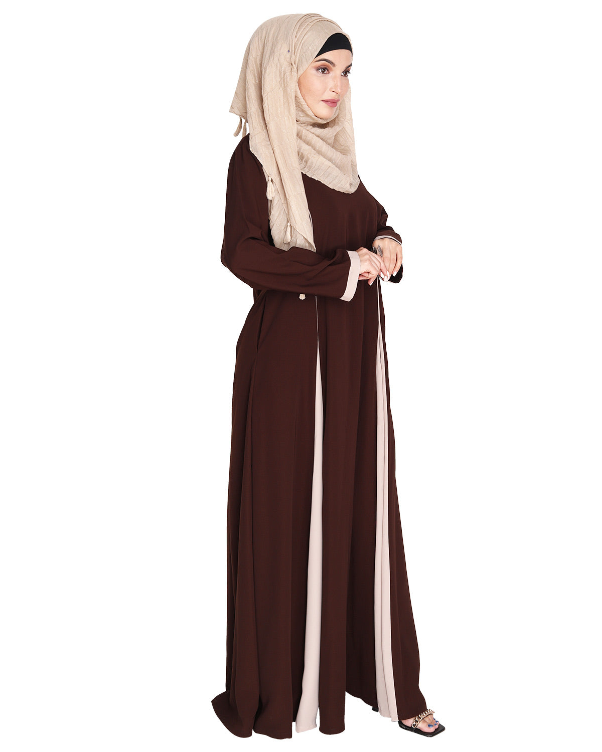 Inverted Pleat Frock Abaya