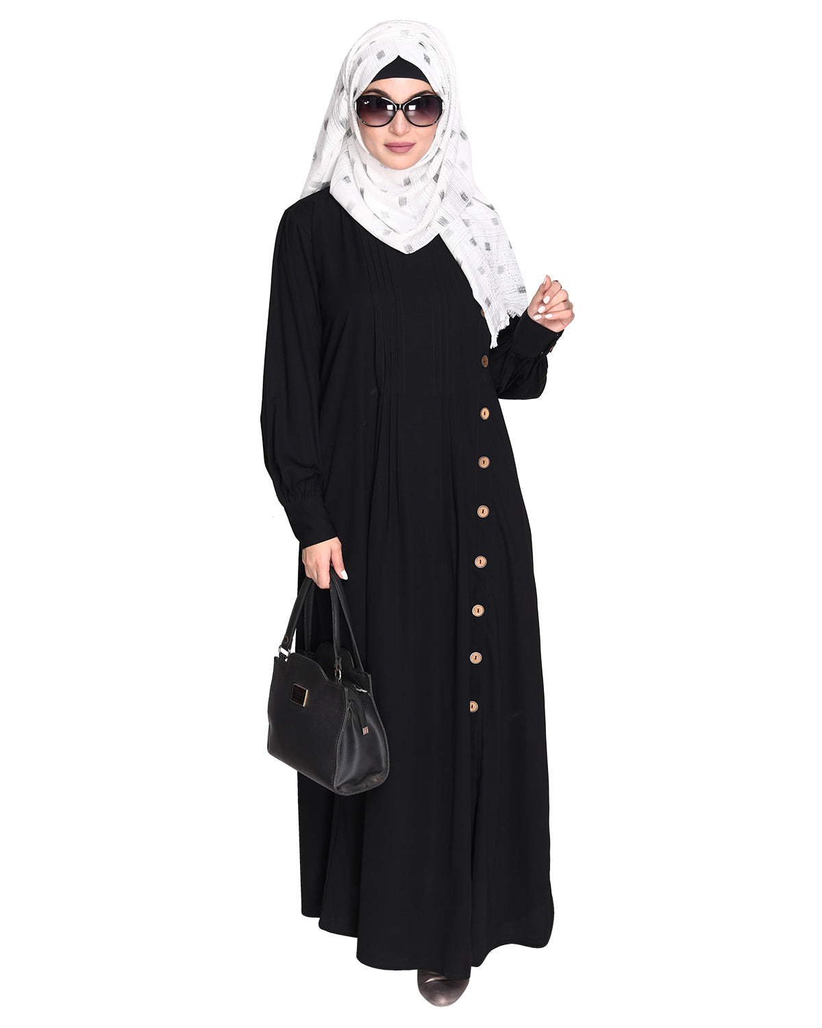 Flowy and Elegant Pintuck Abaya