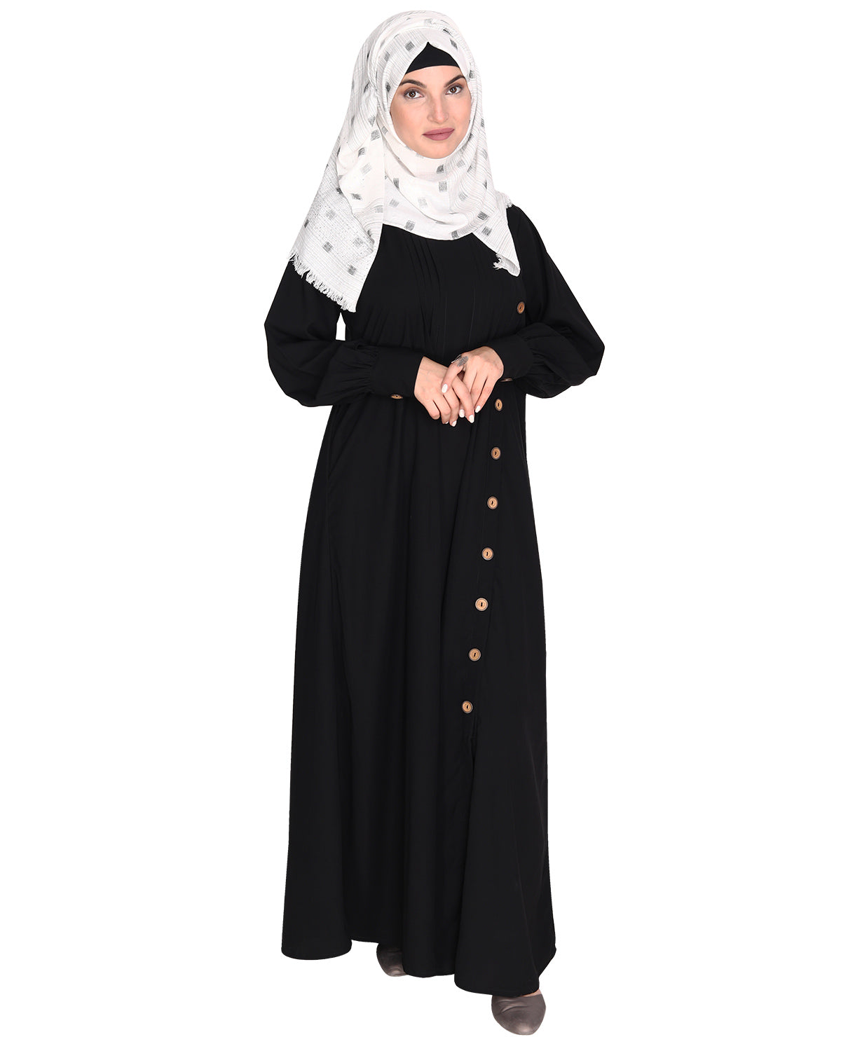 Flowy and Elegant Pintuck Abaya