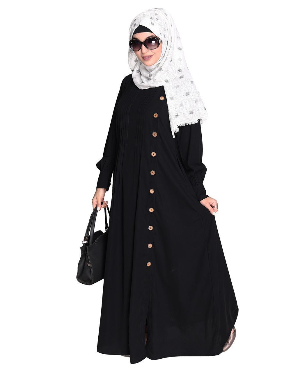 Flowy and Elegant Pintuck Abaya