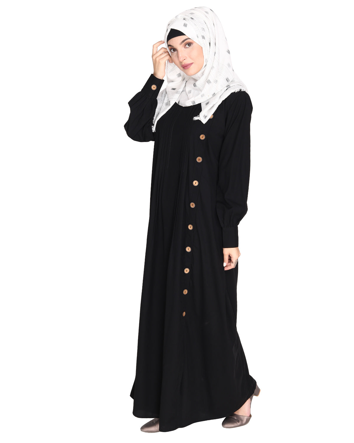 Flowy and Elegant Pintuck Abaya