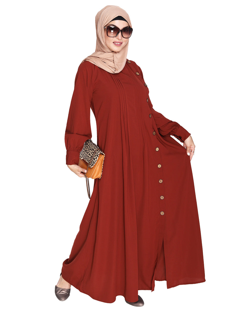 Flowy and Elegant Pintuck Abaya