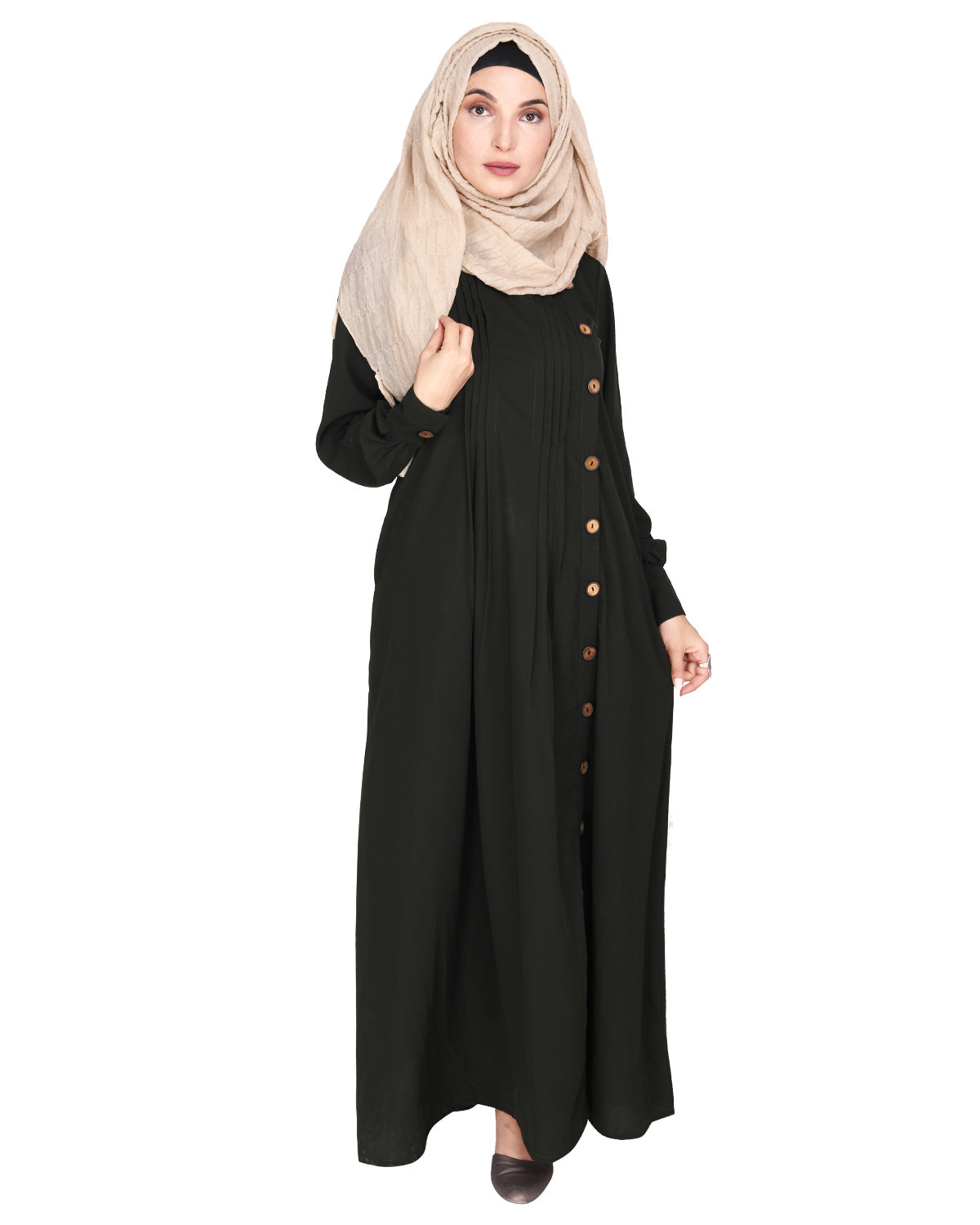 Flowy and Elegant Pintuck Abaya