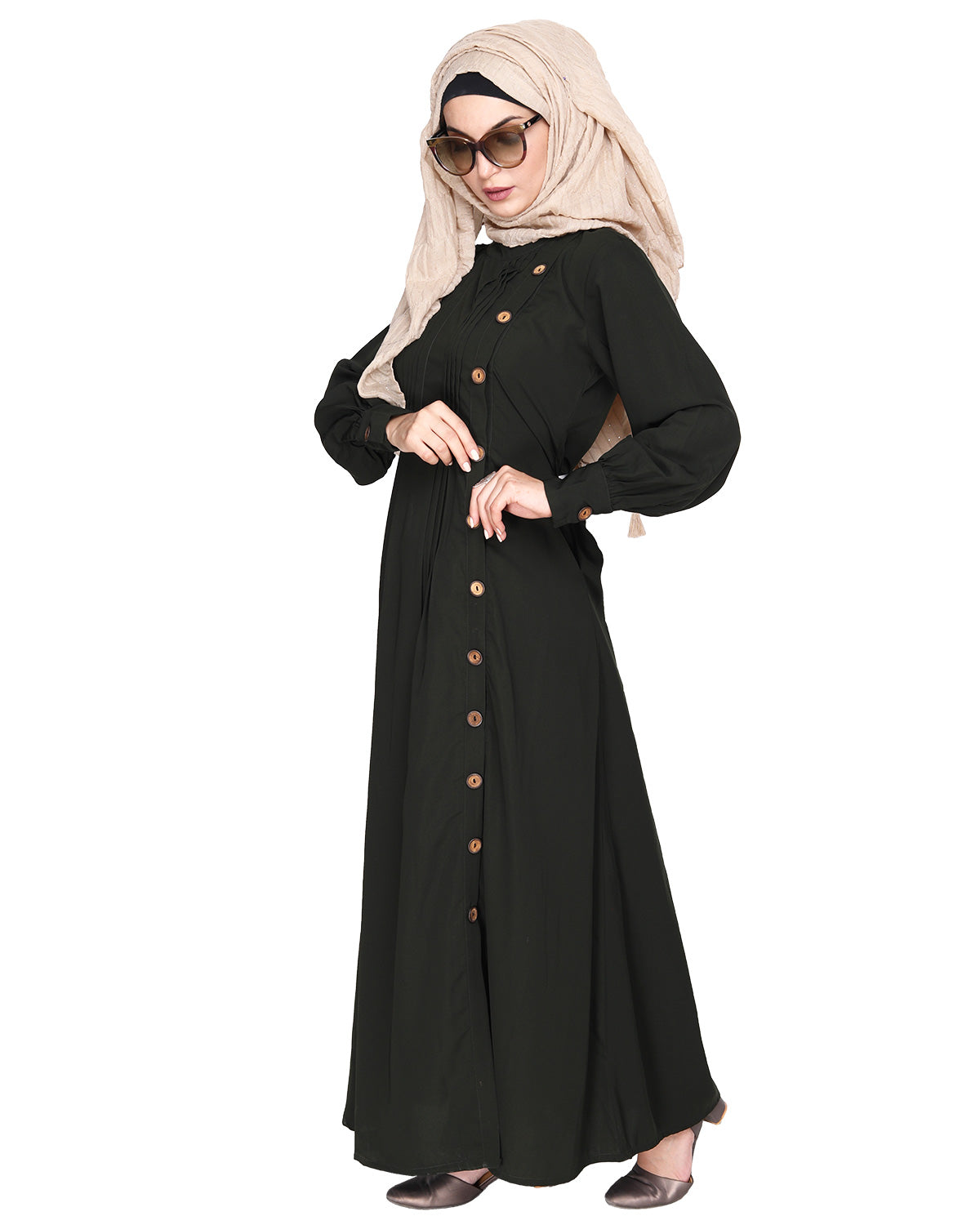 Flowy and Elegant Pintuck Abaya