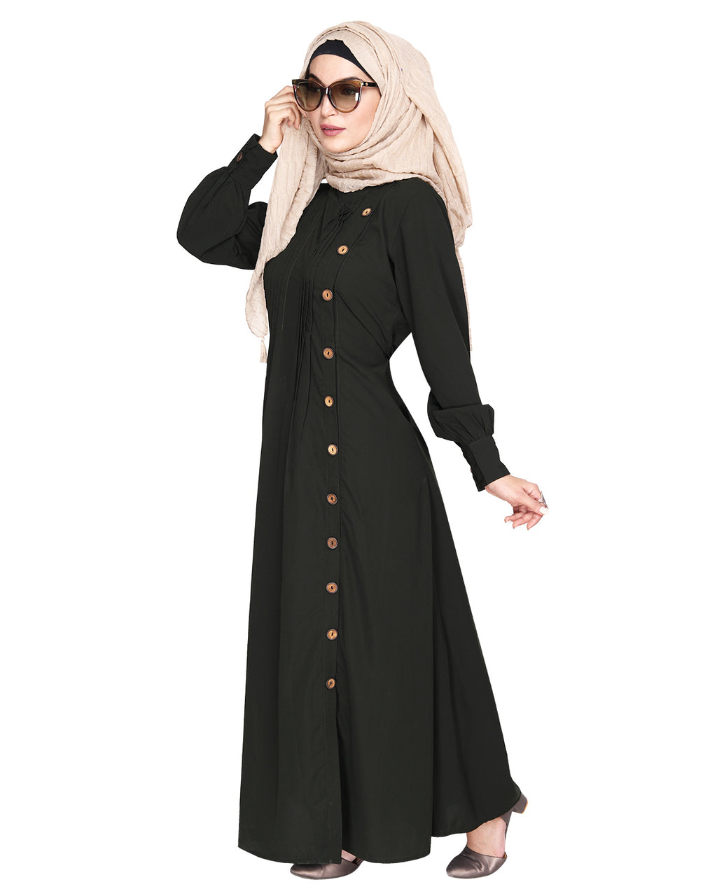 Flowy and Elegant Pintuck Abaya