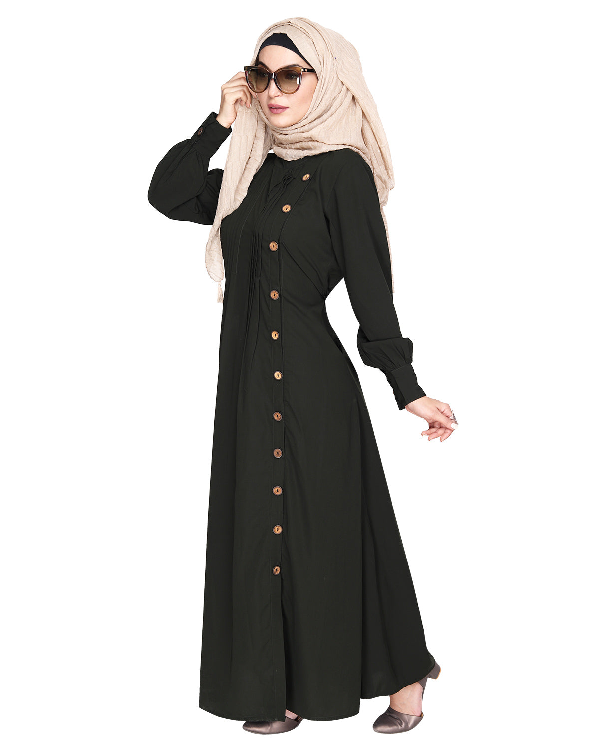 Flowy and Elegant Pintuck Abaya