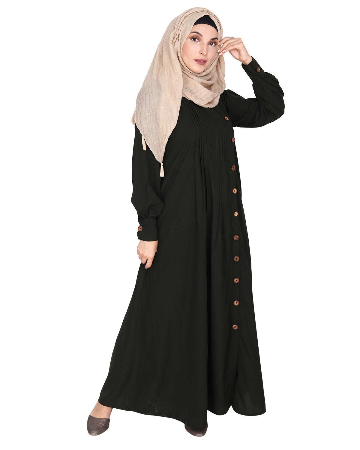 Flowy and Elegant Pintuck Abaya