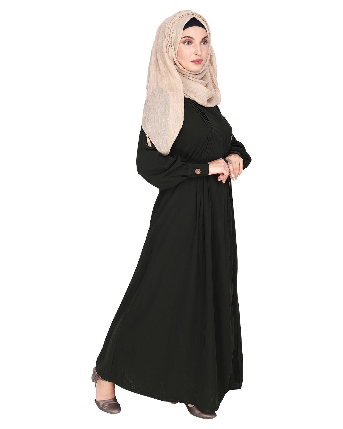 Flowy and Elegant Pintuck Abaya