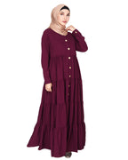 Contemporary Multi Layered Gather Dress