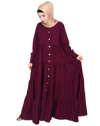 Contemporary Multi Layered Gather Dress