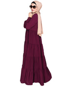 Contemporary Multi Layered Gather Dress