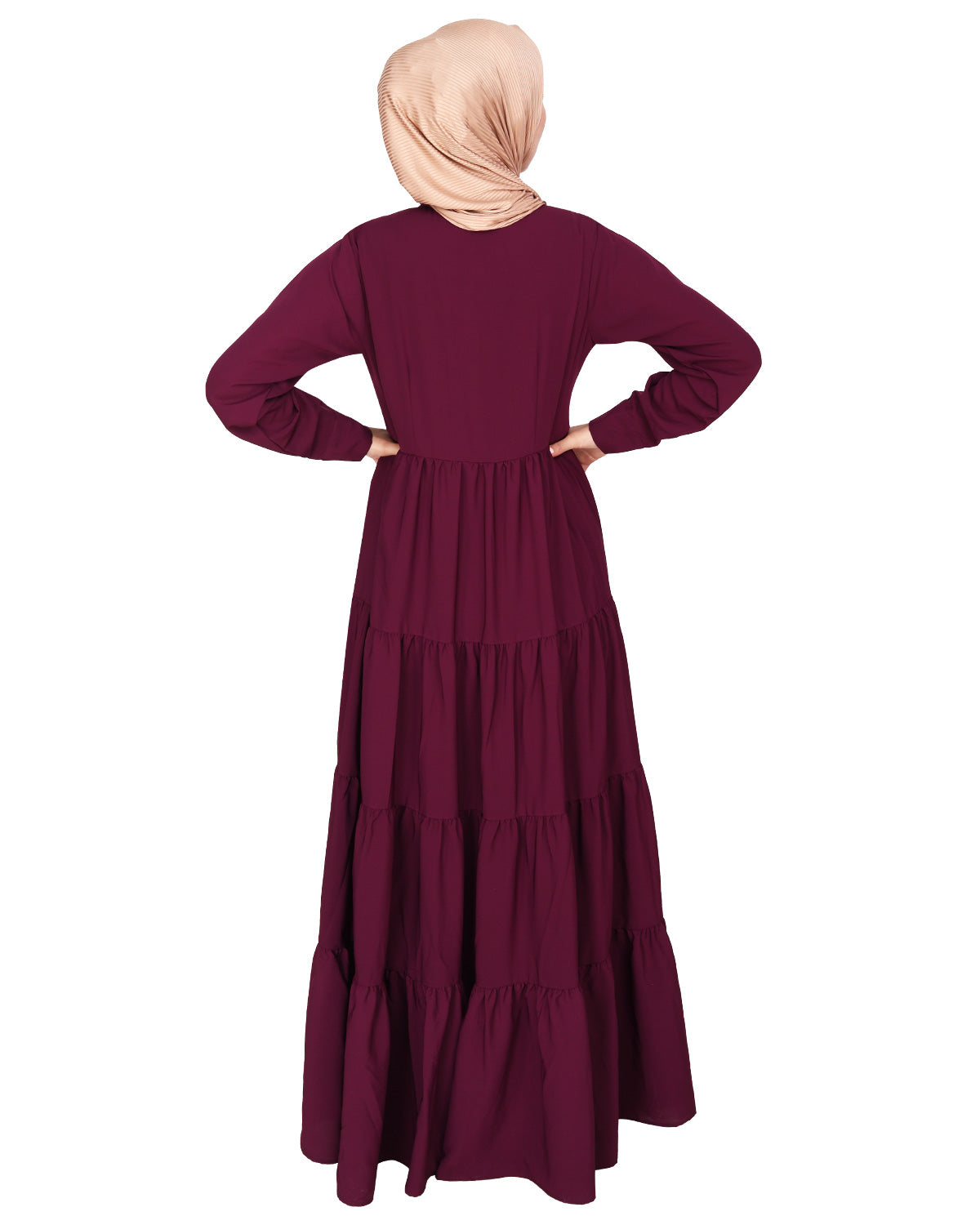 Contemporary Multi Layered Gather Dress