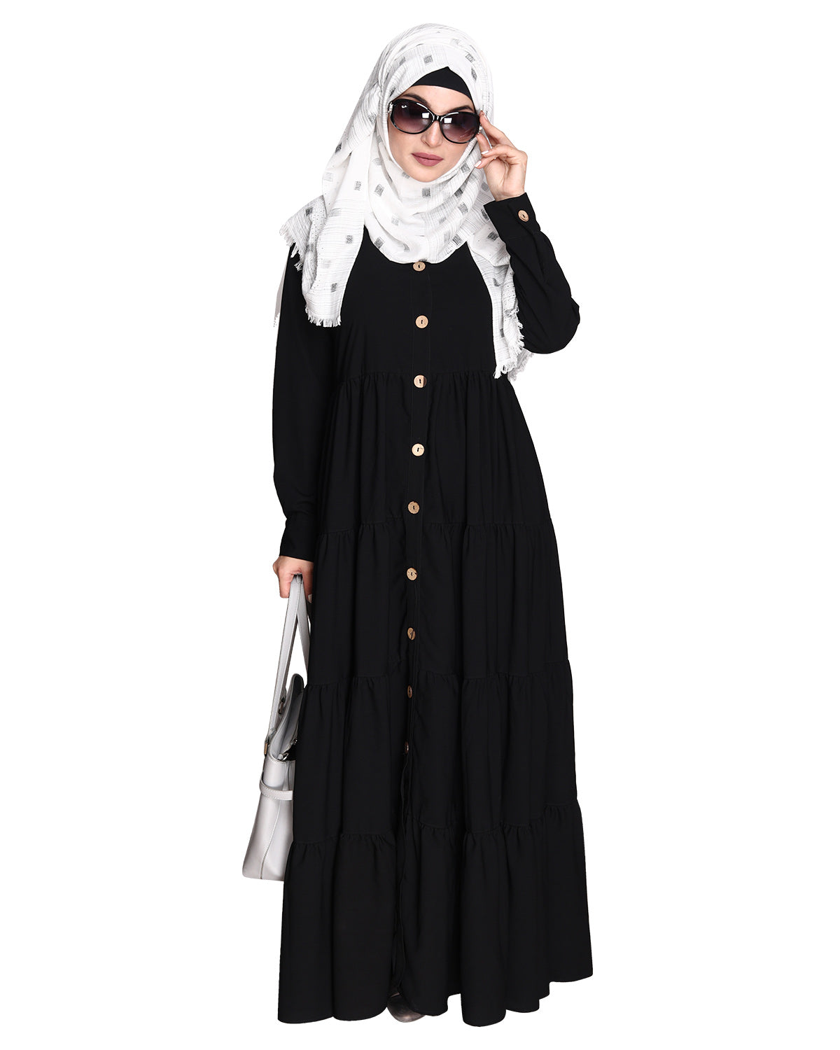 Contemporary Multi Layered Gather Dress